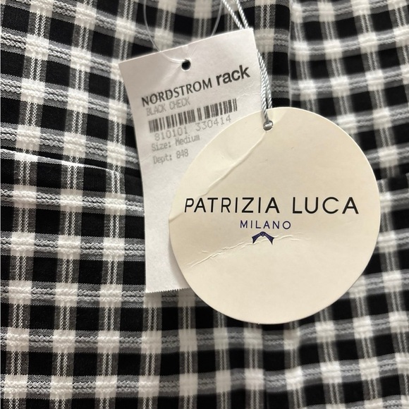 Patrizia Luca Black and White Checkered Capris M - Picture 7 of 9
